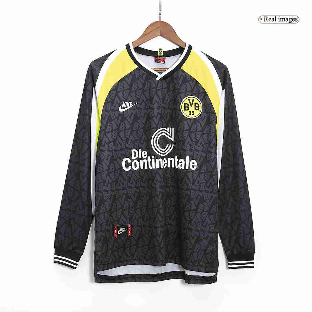 Retro Borussia Dortmund Long Sleeve Away Jersey 1995/96